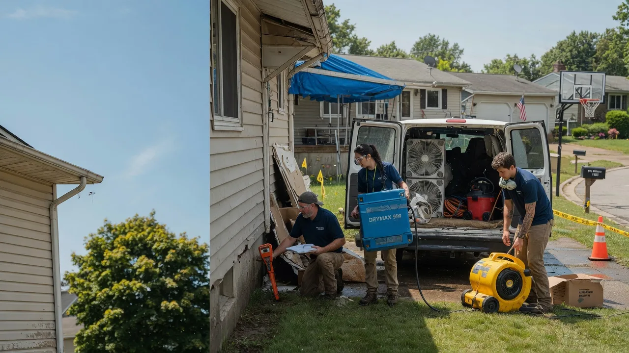 Ceiling Leak Cleanup in Farmersburg, IN near me